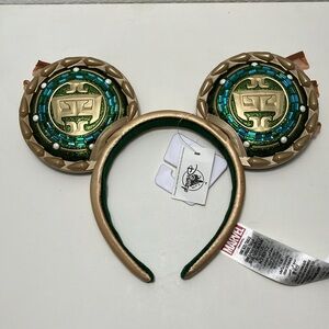 Disney Parks Marvel Black Panther Namor‎ Ear Wakanda Forever Mickey Ear Headband